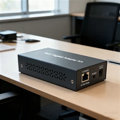 Az EoC gigabites adapterkészletek a régi épületek hálózati frissítéseinek pre...