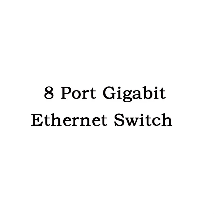 8 portos Gigabit Ethernet kapcsoló